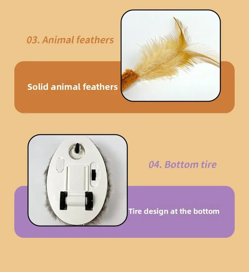 Interactive Moving Mouse Cat Toy