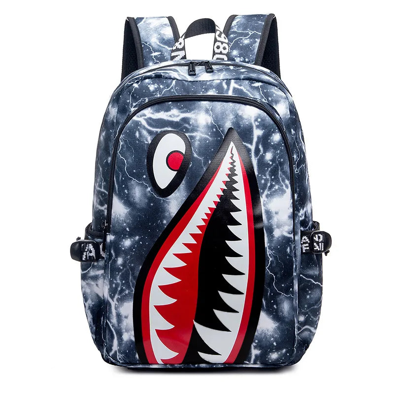 Shark School Backpack for Kids & Teens