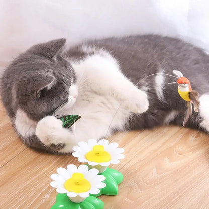 Interactive Rotating Butterfly Cat Toy