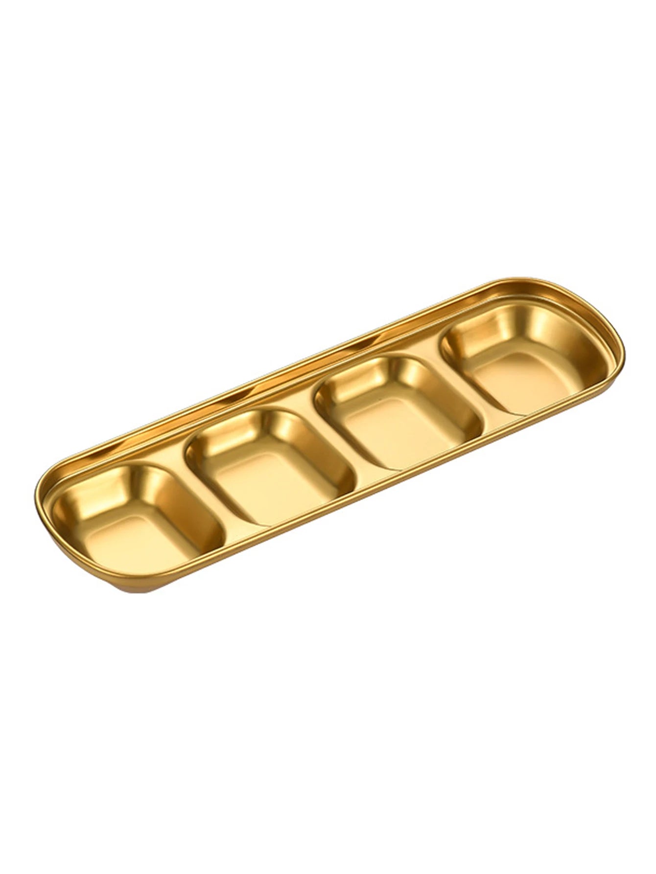 Korean Style Stainless Steel Sauce & Seasoning Serving Dish