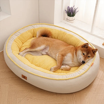 Washable Fleece Dog Bed