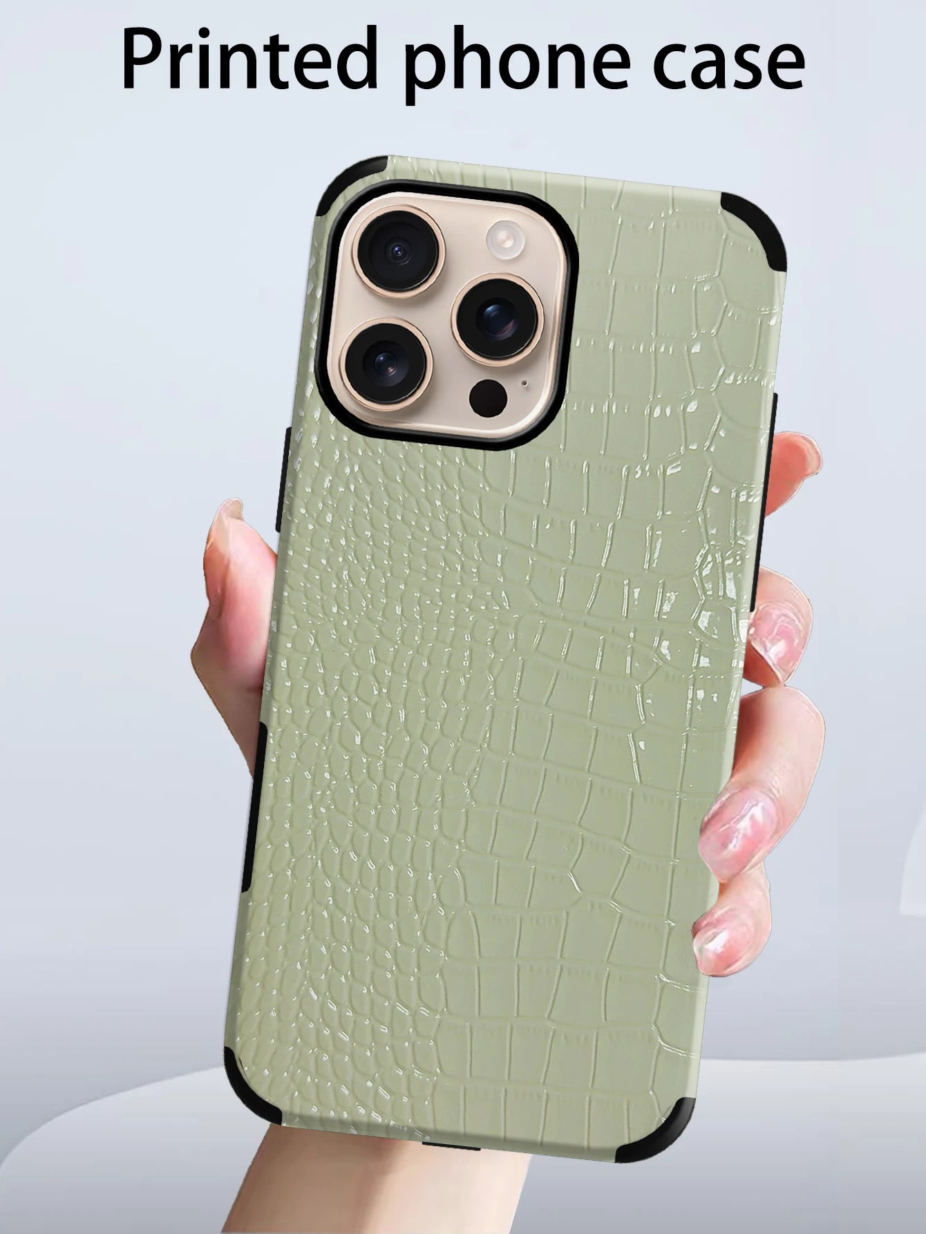 Luxury Crocodile Leather Phone Case