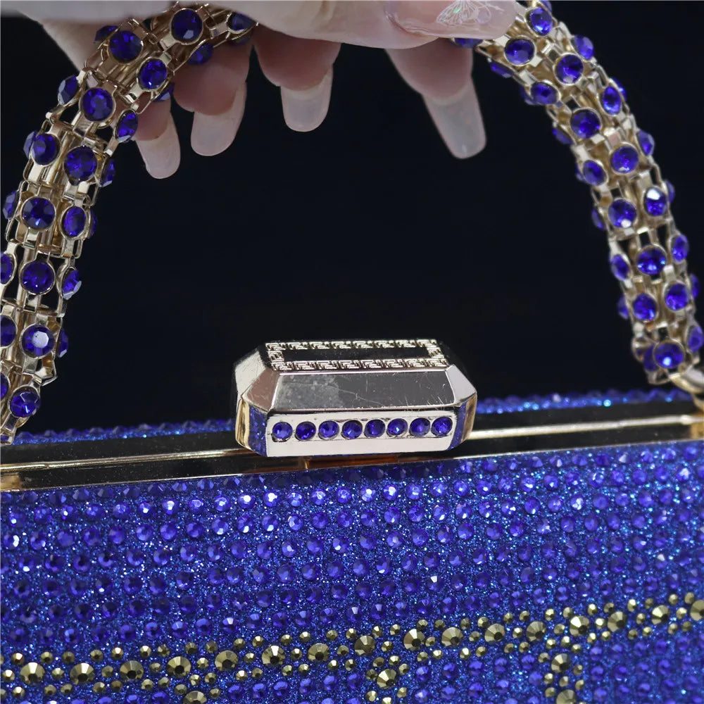 Luxury Rhinestone Evening Clutch Bag