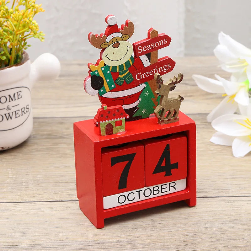 Wooden Christmas Countdown Calendar