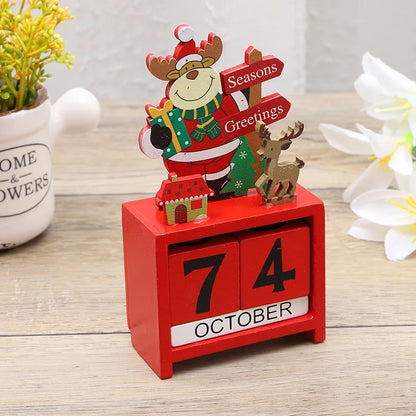 Wooden Christmas Countdown Calendar