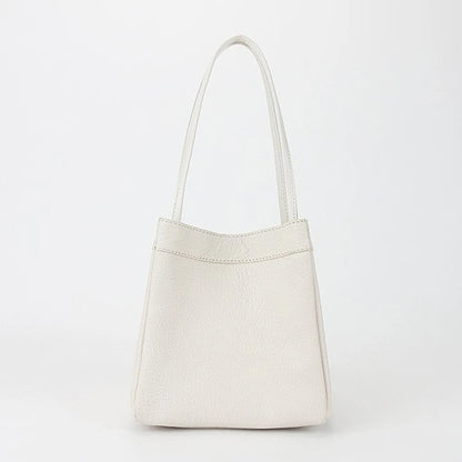 Custom Name Suede Leather Shoulder Bag with Top Handle