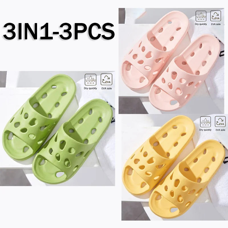 Lightweight Non-Slip Bathroom & Beach Slippers