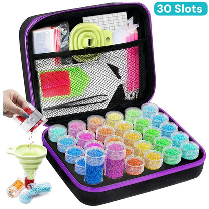 30 Slot Diamond Painting Storage Box Kit