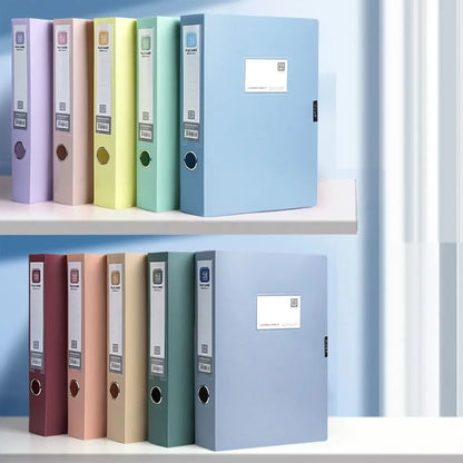 Dustproof PP File Organizer Case for A4 Documents & Office Filing