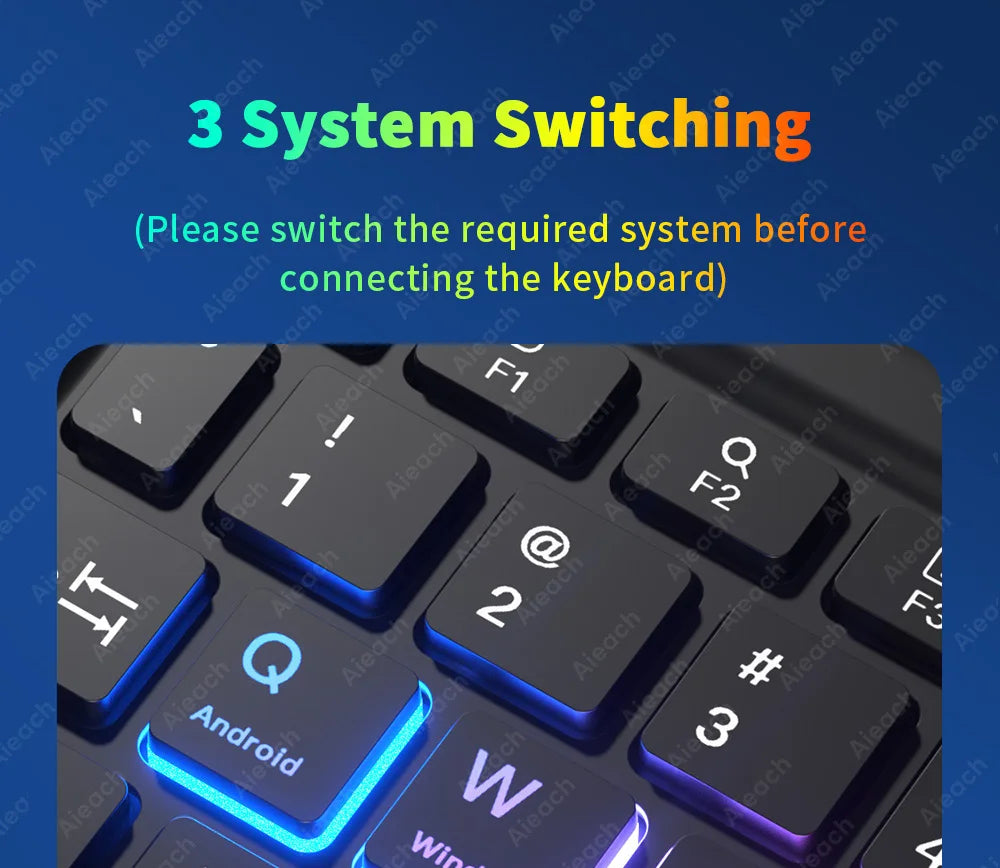 Wireless Bluetooth Keyboard with Touchpad