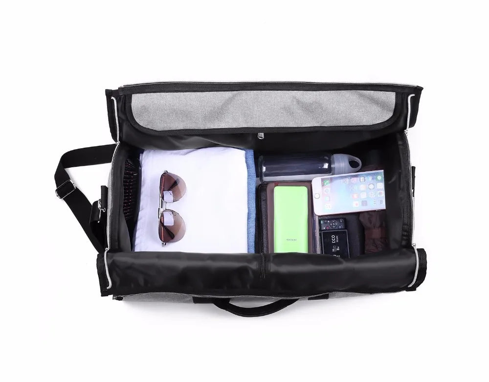 Portable Luxury Suit Storage Bag 2 in 1