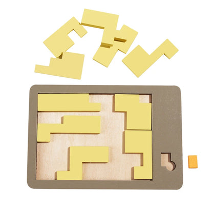 Wooden Geometric Puzzle Board