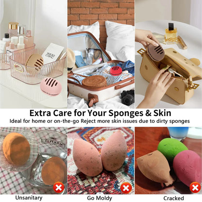 Silicone Makeup Sponge Storage Case