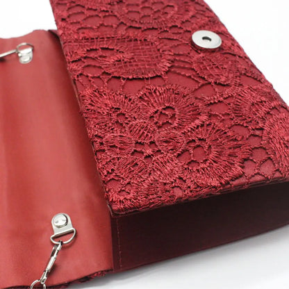 Lace Envelope Clutch Bag