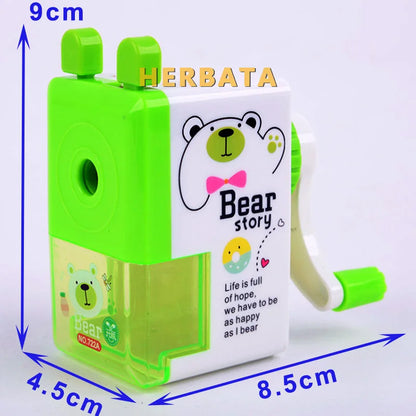 HERBATA Korean Style Hand Crank Pencil Sharpener
