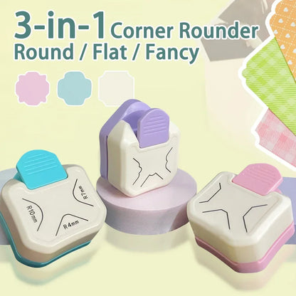 3-in-1 Corner Rounder Punch