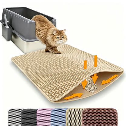 Double-Layer Waterproof Cat Litter Mat