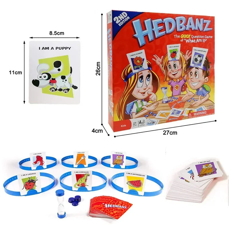 Who Am I? Guessing Headband Board Game