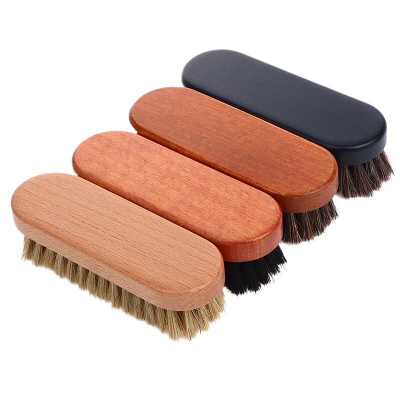 Horsehair Leather Shoe Care Brush