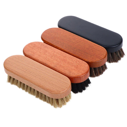 Horsehair Leather Shoe Care Brush