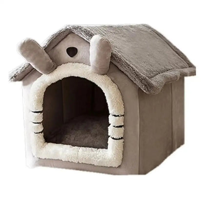 Cozy Cat Cave Bed with Removable Cushion