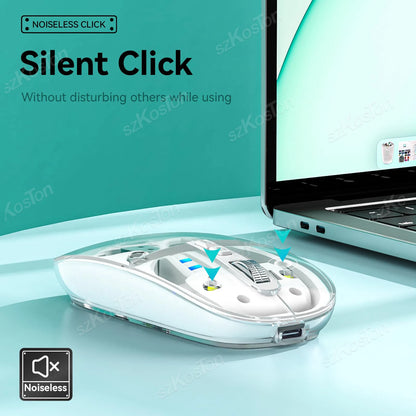 Transparent Wireless Rechargeable Mouse