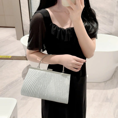 Women's Classic Pleated Evening Bag