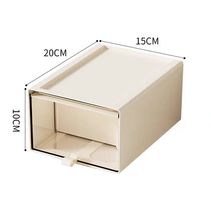 Storage Box with Drawers – Desktop Organizer & Display Case
