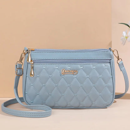 Embroidered Satchel Handbag