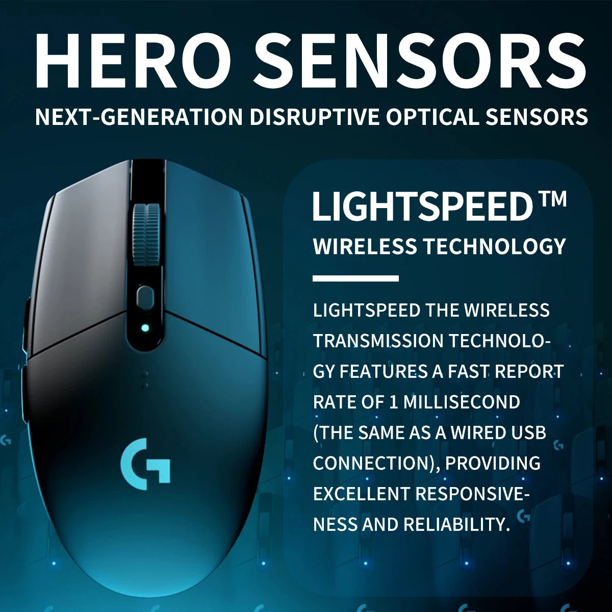 Logitech G304 LIGHTSPEED Wireless Gaming Mouse