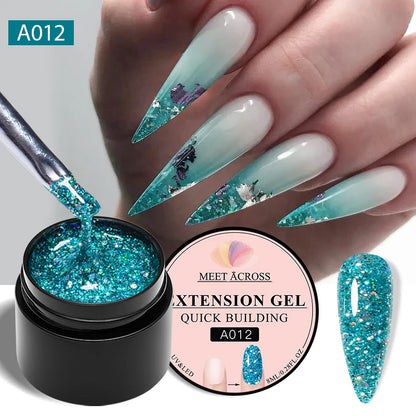 MEET ACROSS 8ML Aurora Extension Gel Polish