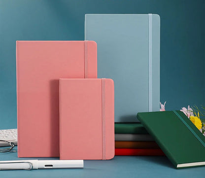 Custom A5/A6 PU Leather Notebook with Logo Printing