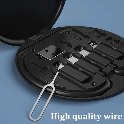 Multi-Connector USB Charging Adapter Kit with Storage Case