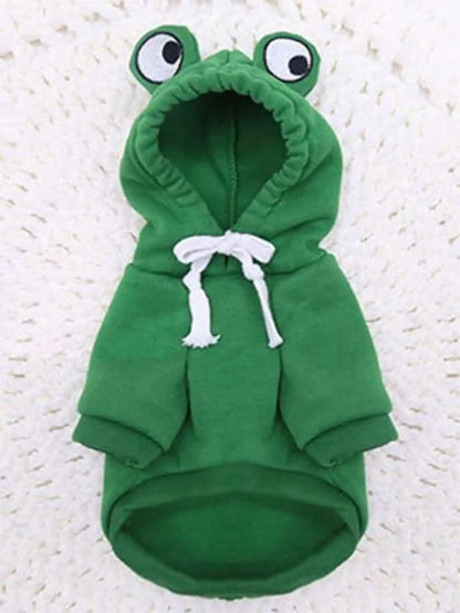 Cute Frog Dog Hoodie
