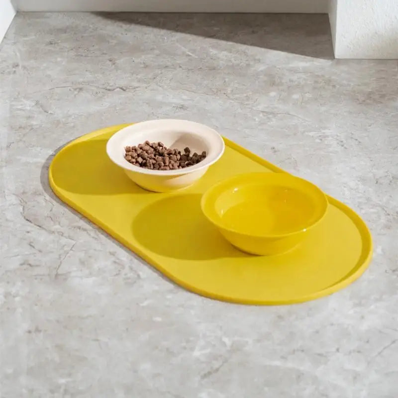 Non-Slip Waterproof Pet Feeding Mat for Cats & Dogs