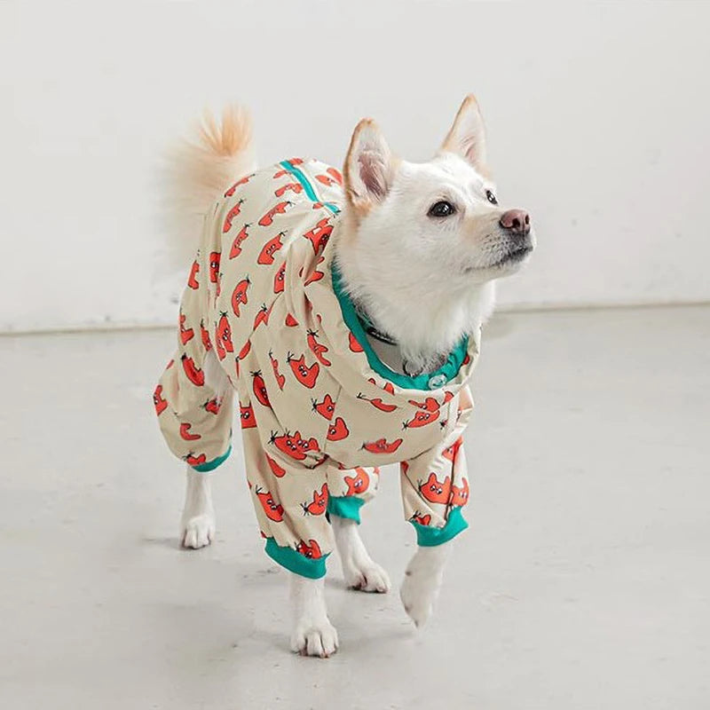 Pet Dog Raincoat – Waterproof Hooded Jacket