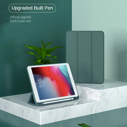 Smart Protective Case with Pencil Holder for Apple iPad