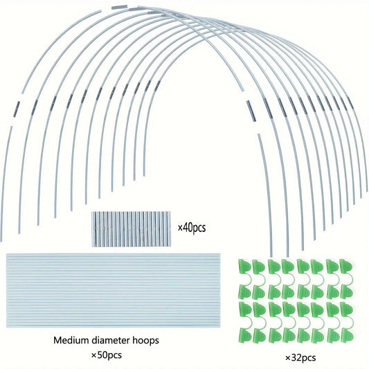 Fiberglass Greenhouse Hoop Support Kit