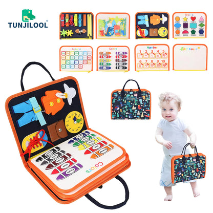 Tunjilool Busy Board Montessori Toy