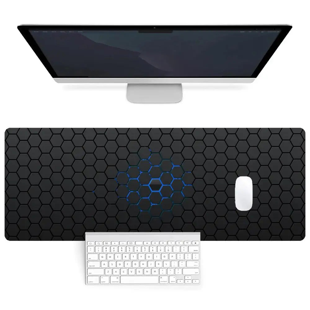 Hexagon Extended Desk Mat