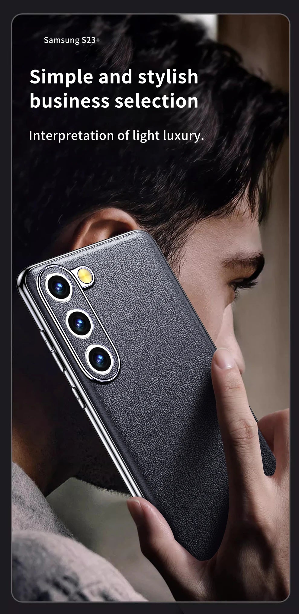 Genuine Leather Samsung Phone Case