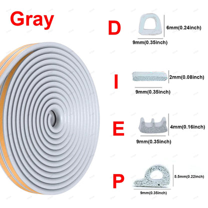 Self-Adhesive EPDM Door & Window Weather Seal Strip