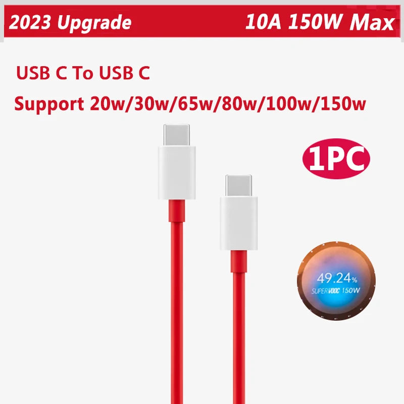 OnePlus SuperVOOC Warp Charge USB-C Fast Charging Cable