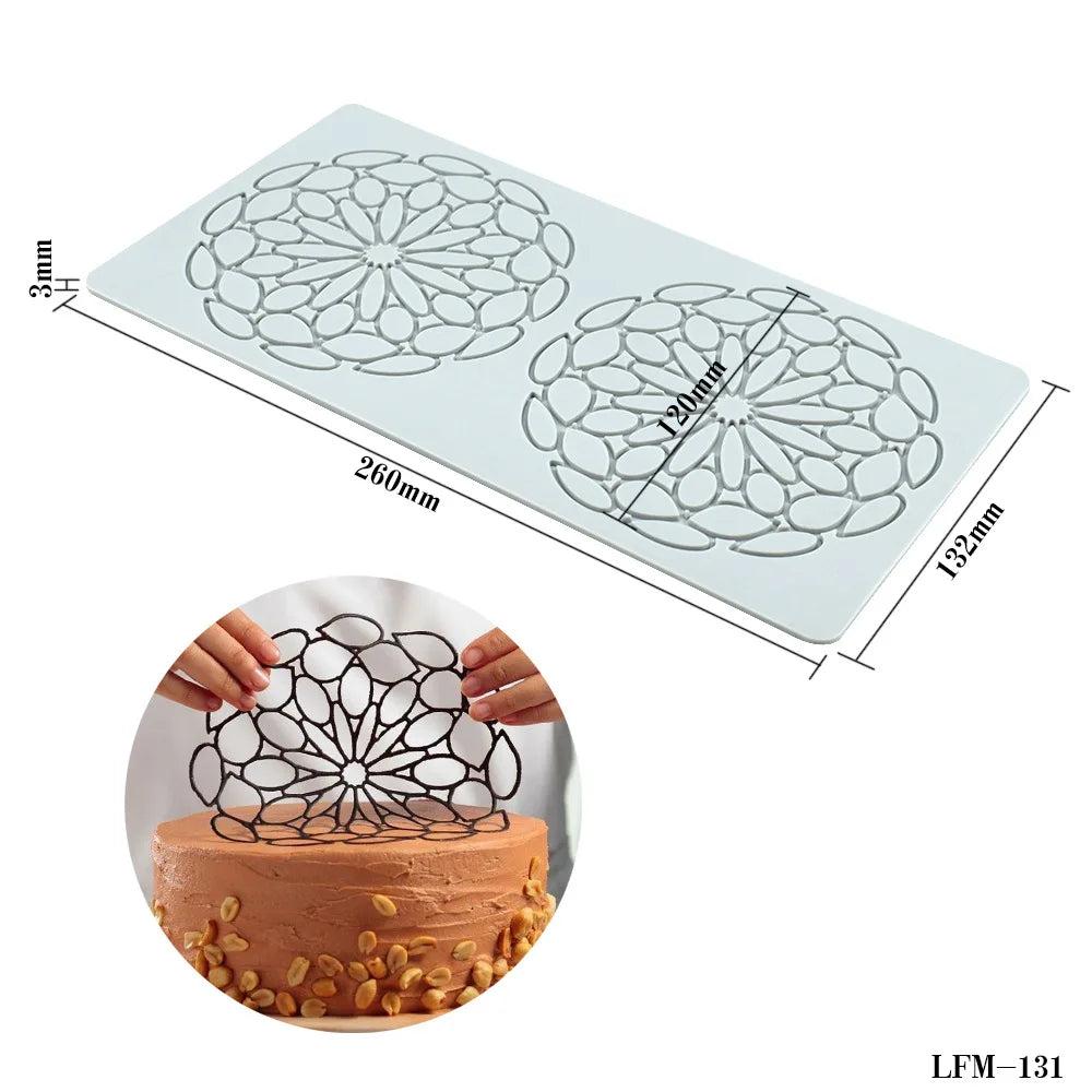 Silicone Lace Cake Decoration Mold