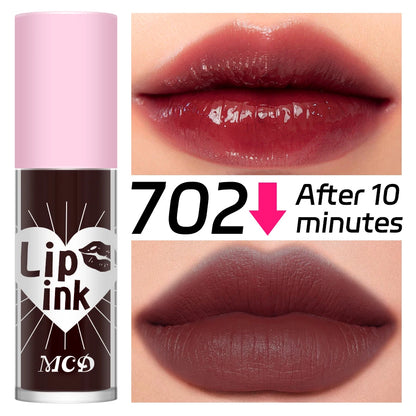 Long-Lasting Velvet Lip Gloss Stain – Plumping Liquid Lip Makeup