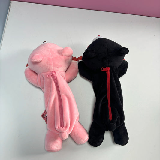 Cute Cartoon Bear Plush Pencil Case