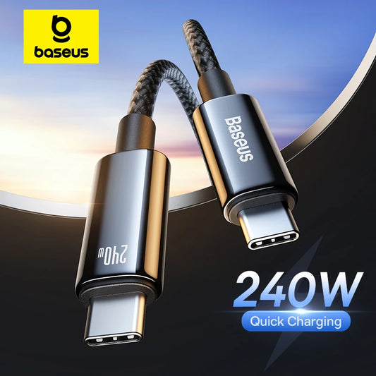 Baseus 240W USB-C to USB-C PD 3.1 Fast Charging Cable