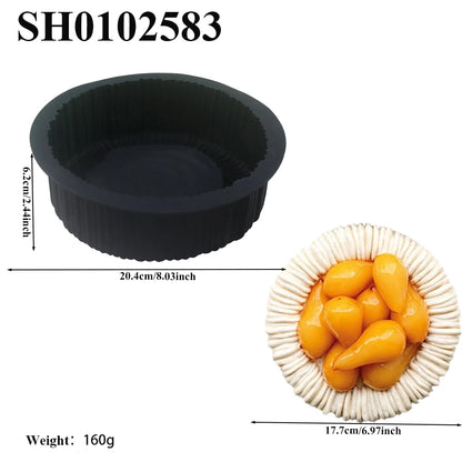 Cylindrical Silicone Mousse Cake Mold
