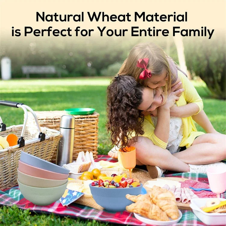 Wheat Straw Bowl Set