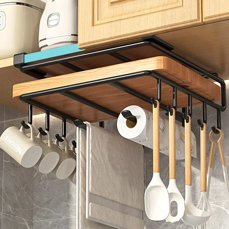 Under Cabinet Kitchen Organizer Rack